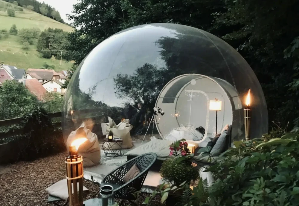 the bubble tent