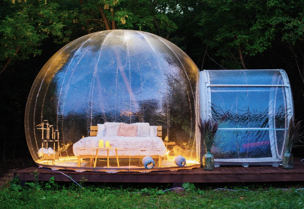 bubble tree bubble tent