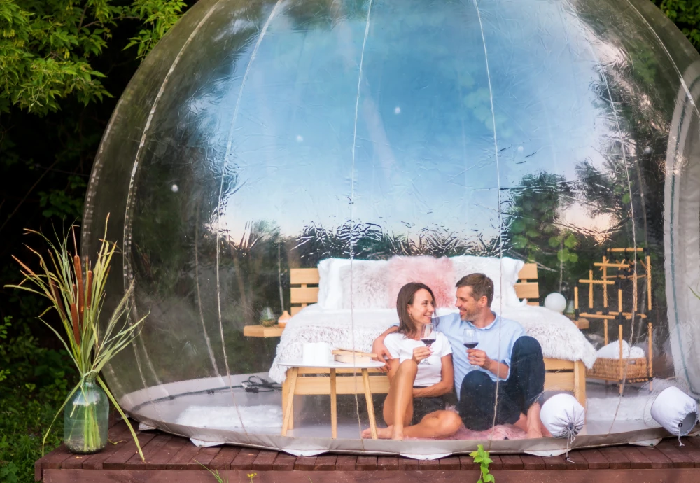 tunnel inflatable bubble tent