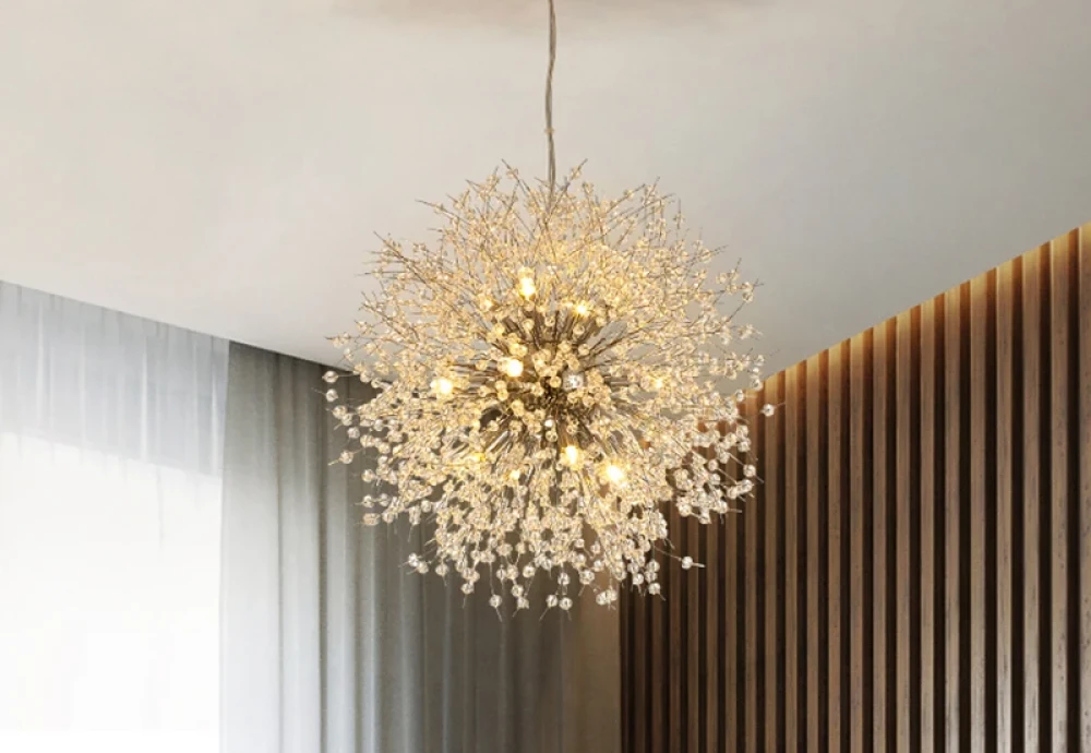 glass globe chandelier